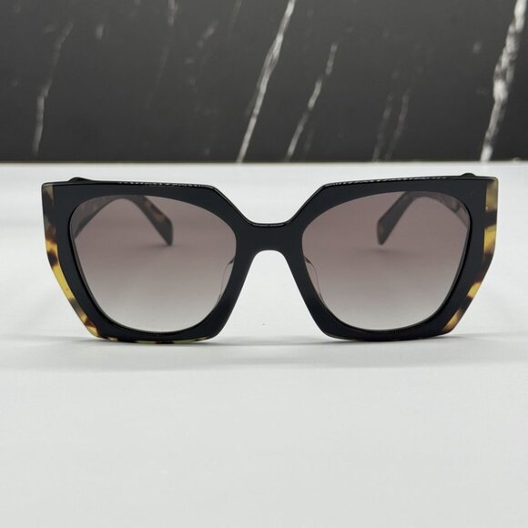 NEW PR15WSF 3890A7 PRADA WOMEN SUNGLASSES SPR 15W 3890A7 BLACK PR 15WS 3890A7 - Picture 4 of 10